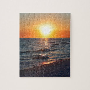 Florida gulf coast sunset jigsaw puzzle