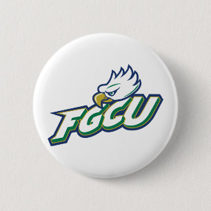 Florida Gulf Coast University Eagles 2 Inch Round Button