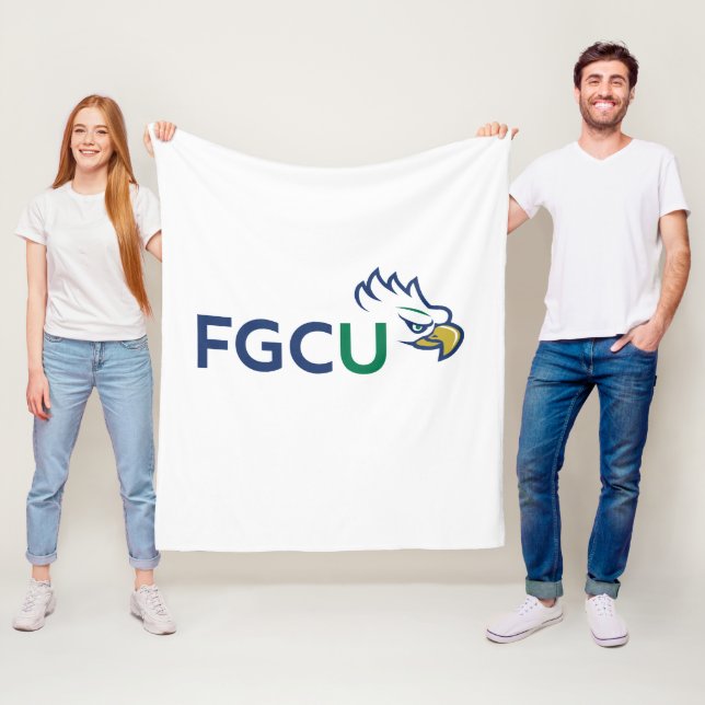 Florida Gulf Coast University Eagles Fleece Blanket (In Situ)
