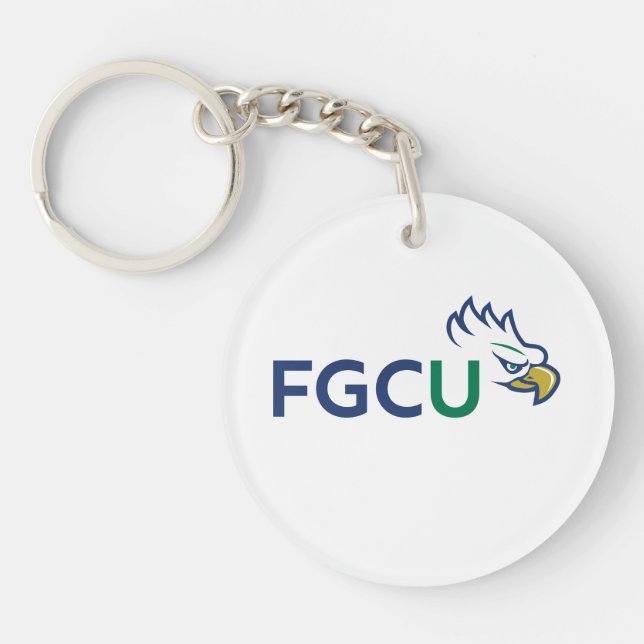 Florida Gulf Coast University Eagles Keychain (Front)