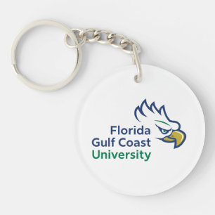 Florida Gulf Coast University FGCU Azul Eagles Keychain