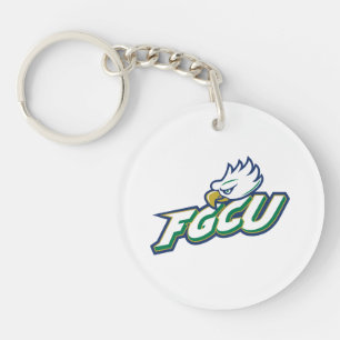 Florida Gulf Coast University FGCU Azul Eagles Keychain