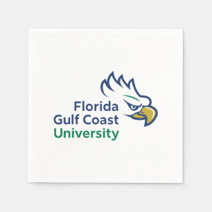 Florida Gulf Coast University   FGCU Azul Eagles Napkin