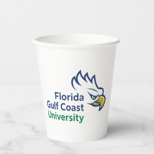 Florida Gulf Coast University   FGCU Azul Eagles Paper Cups