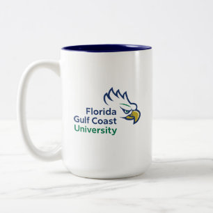 Florida Gulf Coast University   FGCU Azul Eagles Two-Tone Coffee Mug