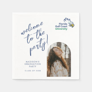 Florida Gulf Coast University Graduation Napkin