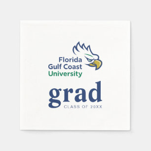 Florida Gulf Coast University Graduation Napkin