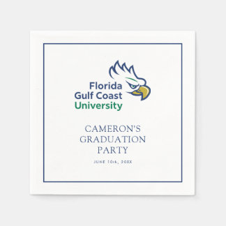 Florida Gulf Coast University Graduation Napkin