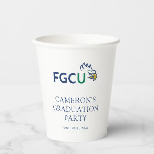 Florida Gulf Coast University Graduation Paper Cups