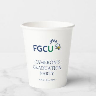 Florida Gulf Coast University Graduation Paper Cups