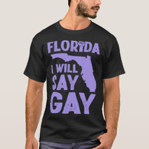 Florida I Will Say Gay Pride Queer Rights LGBTQ Al T-Shirt