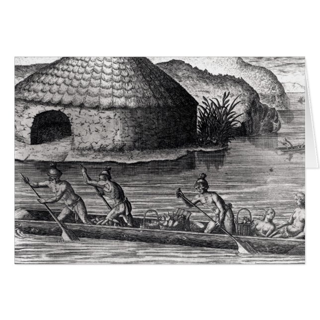 Florida Indians Storing their Crops (Front Horizontal)