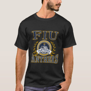 Florida International Golden Panthers Laurels Blac T-Shirt