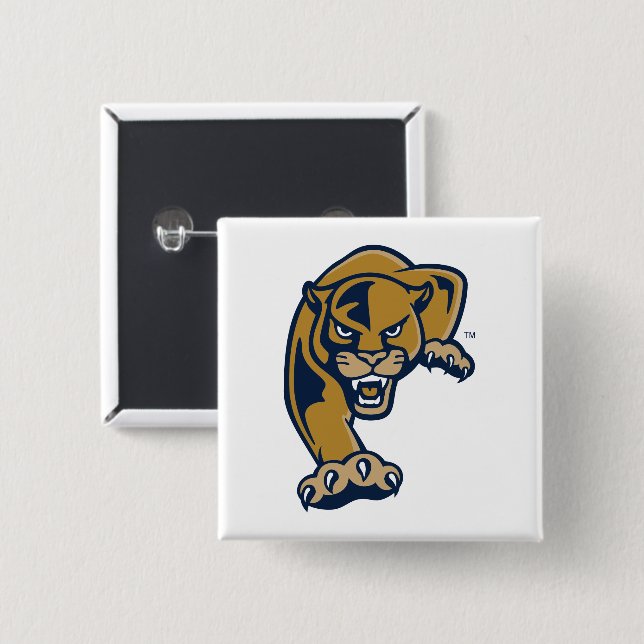 Florida International University Panthers 2 Inch Square Button (Front & Back)