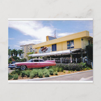 Florida Is in the Pink Postcard