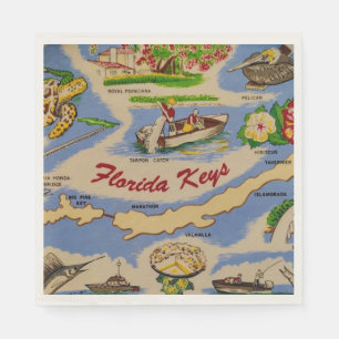 Florida Keys Fun Paper Napkin