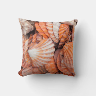 Florida Keys, Key West, seashells Throw Pillow