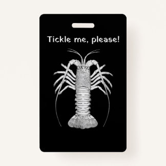 Florida Keys Spiny Lobster Tickle Me, Please Badge