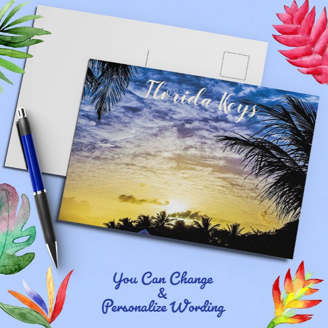Florida Keys Sunset Postcard (Creator Uploaded)