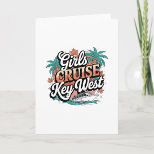 Florida Keys Thanksgiving Cruise For Women Card