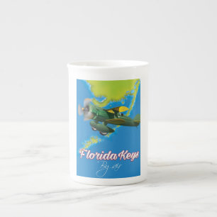 Florida Keys travel poster Bone China Mug
