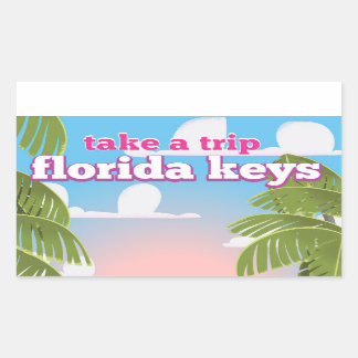 Florida Keys Travel poster Sticker