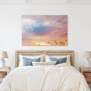 Florida Keys Vibrant Sunset Cloudscape Canvas Print