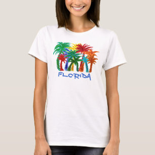 Florida ladies palm tree strap shirt