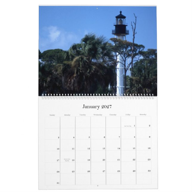 Florida Lighthouses 2011 Calendar (Jan 2027)