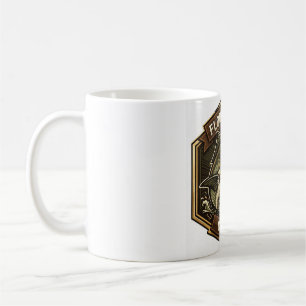 Florida Man Cobia Bronze Badge Fishing Mug