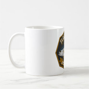 Florida Man Jack Crevalle Badge Fishing Mug