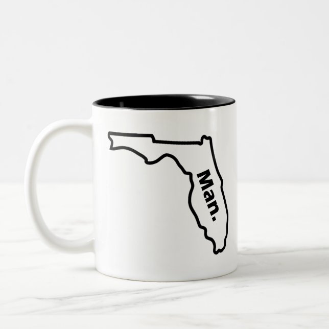 Florida Man Two-Tone Coffee Mug (Left)