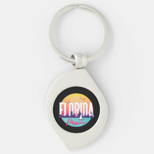 Florida Man Vintage Lettering    Keychain