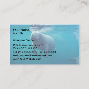 Florida Manatee Business Card