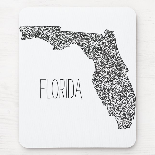 Florida Map Mouse Pad (Front)