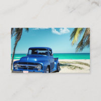 Florida Mechanic Classic Car Business Card