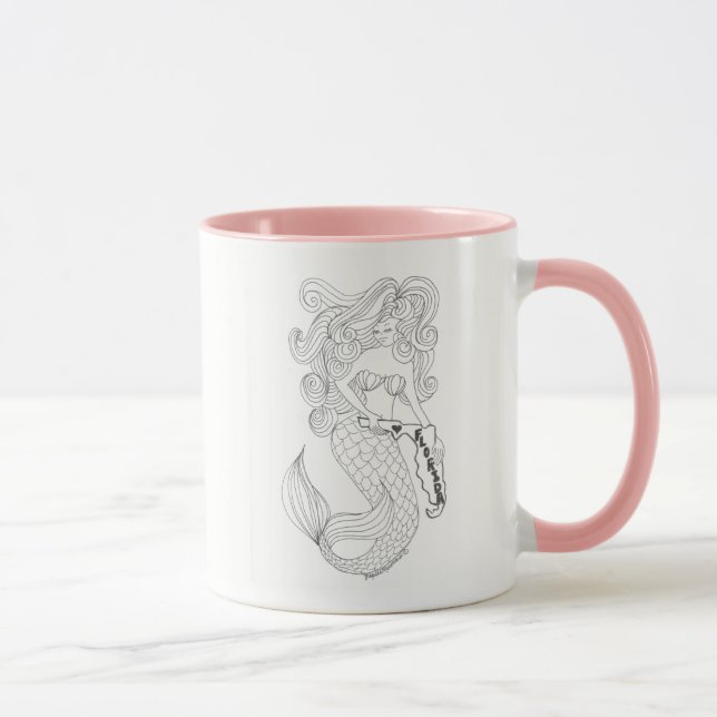Florida Mermaid Mug (Right)