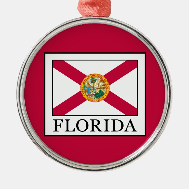 Florida Metal Ornament (Front)
