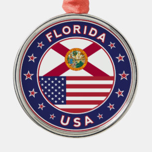 Florida Metal Ornament