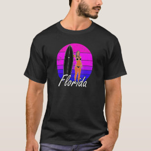 Florida Miami Surfer Surfing Clothing Men Women T-Shirt