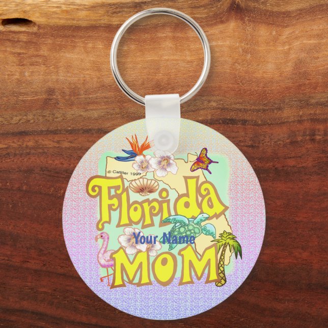 Florida Mom  keychain (Front)