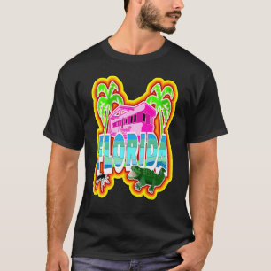 Florida Mosquito Alligator Trailer Mobile Home Re T-Shirt