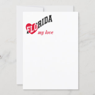 Florida my love invitation