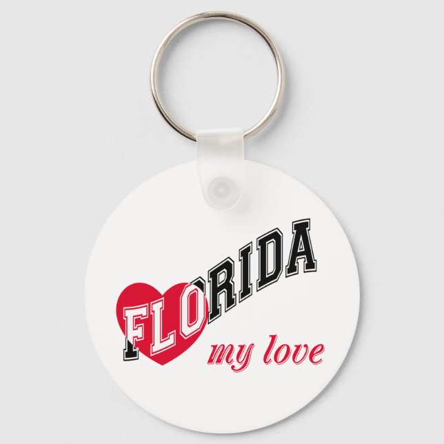 Florida my love keychain (Front)