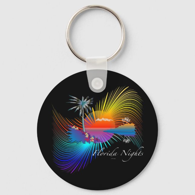 Florida Nights Keychain (Front)