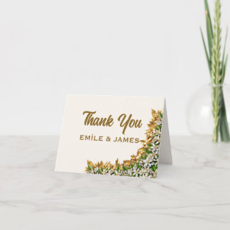 Florida Orange Blossom Wedding Thank You Card
