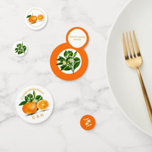 Florida Oranges & Blossom Personalized Confetti