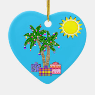 Florida Ornaments  Merry Christmas Ornament