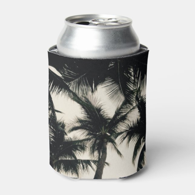 Florida Palm Tree Can Cover Can Cooler (Can Front)