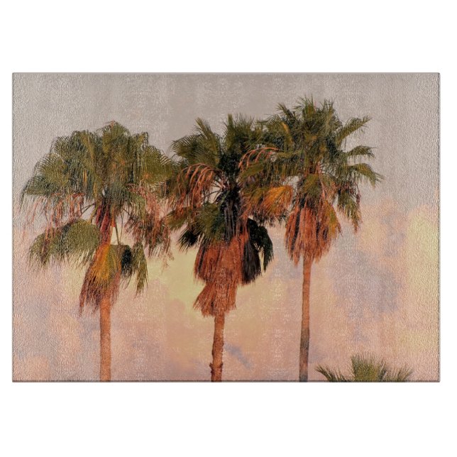 Florida Palm Tree Cutting Board (Front)